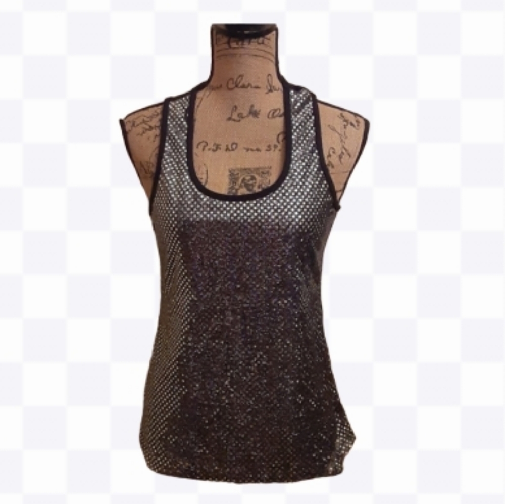IMAN Sequin Tank